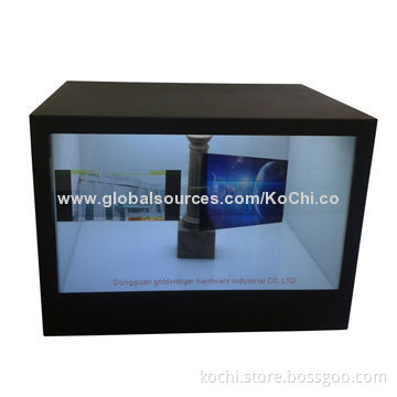 Media player TV box transparent LCD Ad display, WiFi Internet boxNew